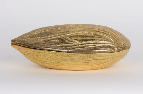 6.75''X3.75''X2.125'' Golden Almond Table Décor