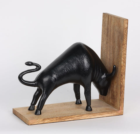 8.5''X4''X8.25''
Bull Book Stopper