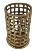 6.25''X6.25"X10'' Golden Cylinder