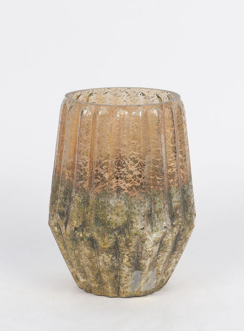 Glass Container Décor 4.25"L x5.5"H