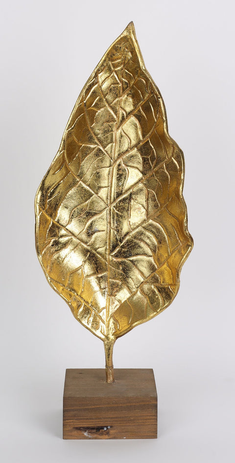 6.75''X4''X17.25''
DÉCOR DE TABLE FEUILLE D'OR