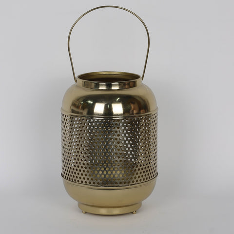 7*10‘’Gold Metal  Hanging  Wind Lamp