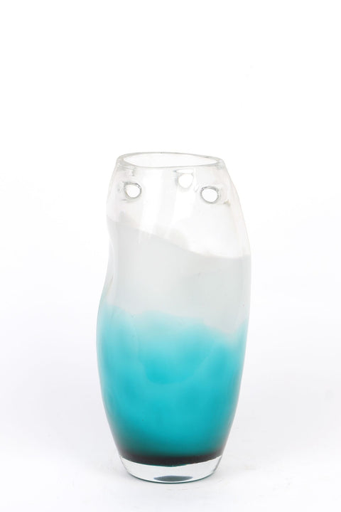 5''X11''Blue-White Glass Cup Décor