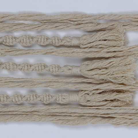 8*26‘’Hand-Knitted Rope Wall Decor