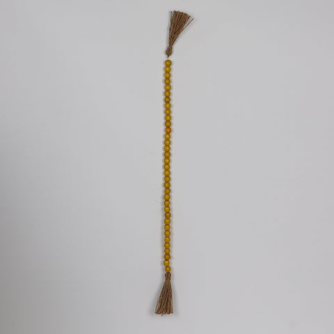 28.0*0.5‘’Yellow Beaded With . Beads And Tassels