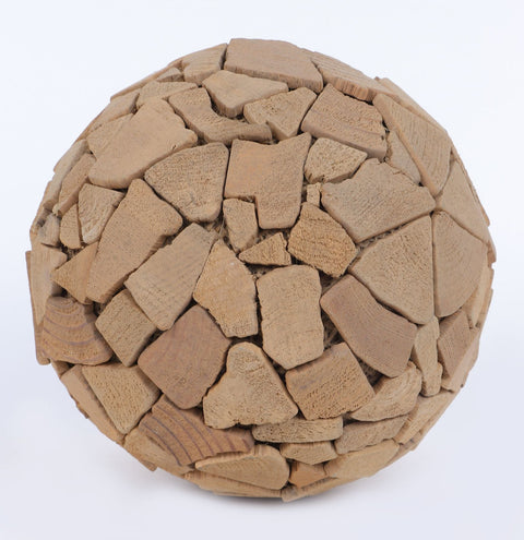6.5'' Wood ball décor