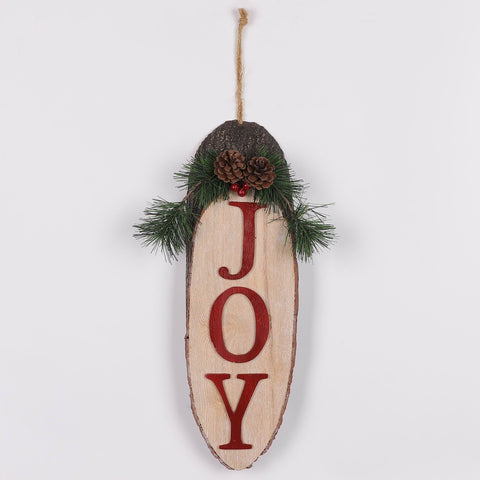 4.75*2.75*15'' Christmas Hanging Décor - Joy