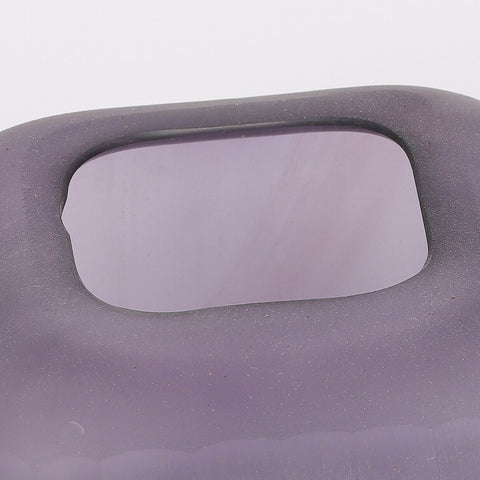 4.5*5'' Matte Purple Glass Vase