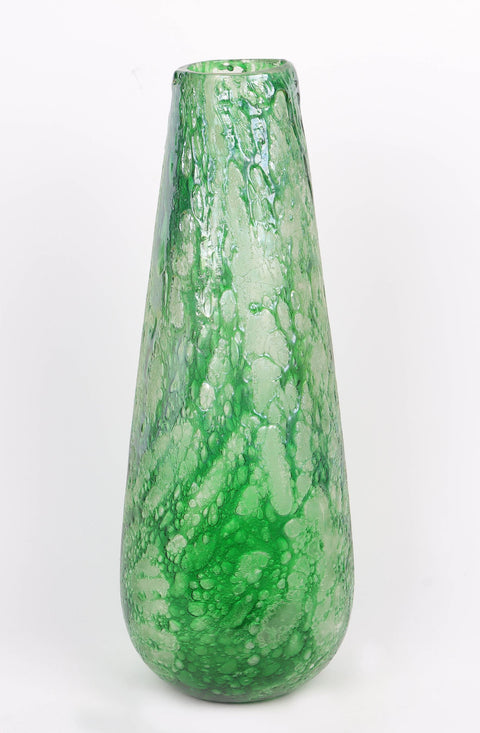 7''x18'' Green vase