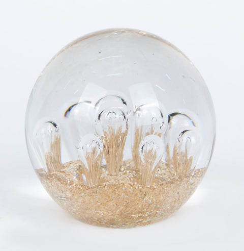 3'' Glass paperweight