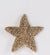 5.5" X 1.625" X 5.5"H Gold Tinsel Star Ornament