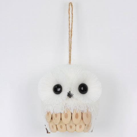 3*3.5 Inch White Owl Ornament