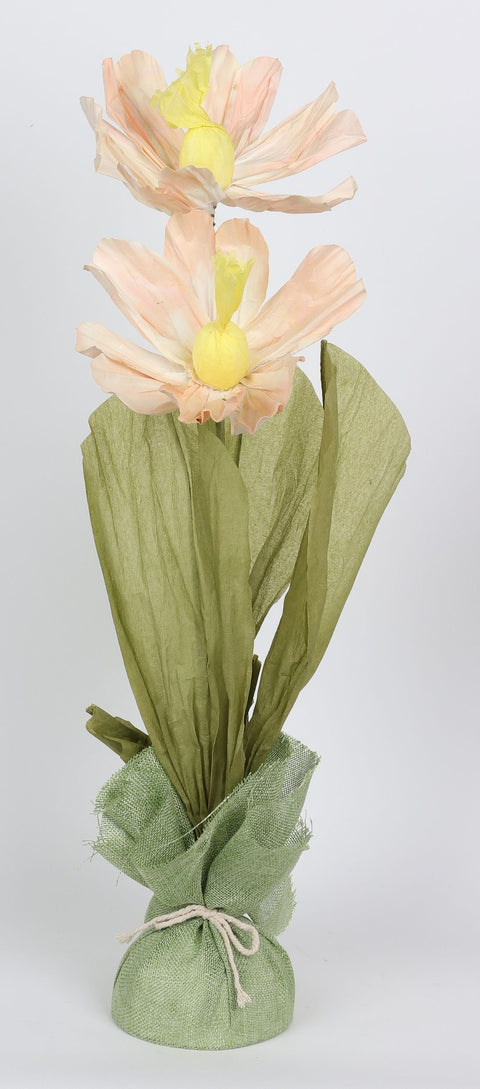 4.25*24 Inch Dyed Paper Floral Décor