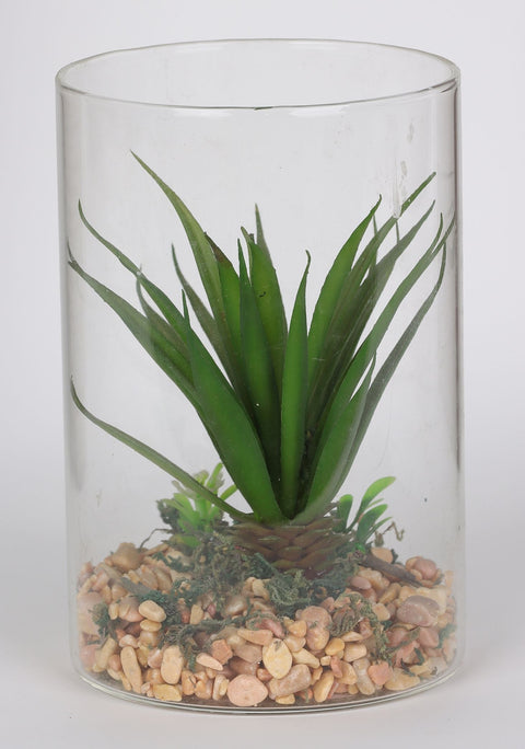 3.875*6''Greenery Succulent Arrangement Décor