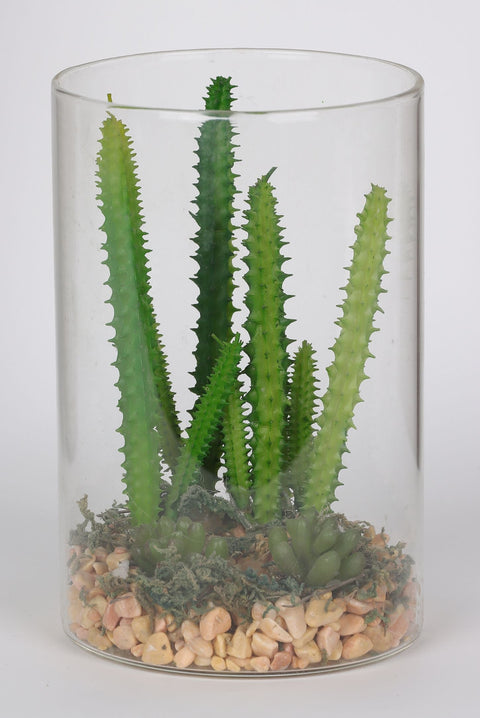 3.875*6''Greenery Succulent Arrangement Décor
