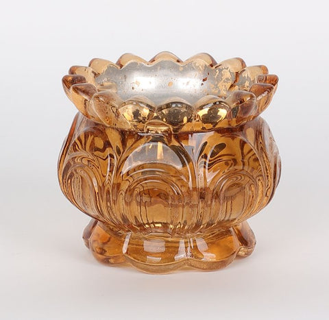 3.5''x2.75'' Glass candle holder