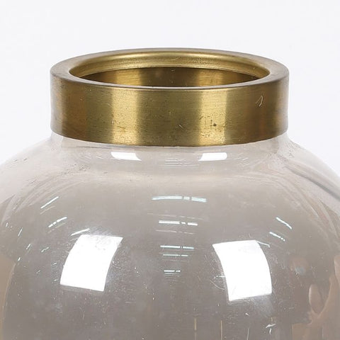 12.5In Glass Vase