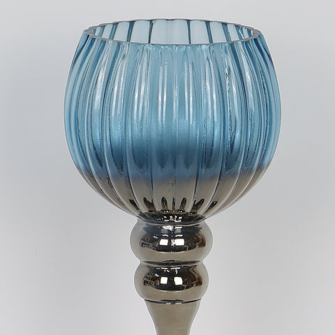 5.0*11.75‘’Blue Candle Holder