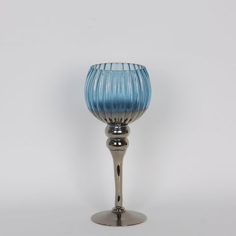 5.0*11.75‘’Blue Candle Holder