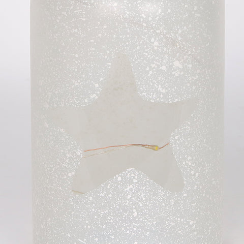 3.25*6.625''Glass Bottle W/Light Décor