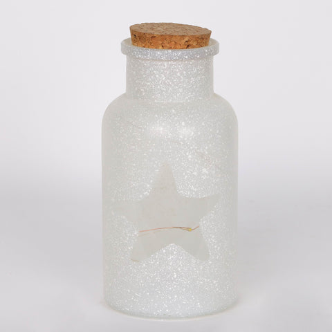 3.25*6.625''Glass Bottle W/Light Décor