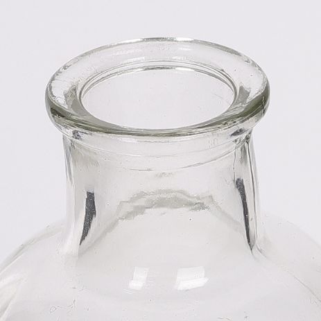 2*4.5'' CHRISTMAS GLASS BOTTLE DÉCOR