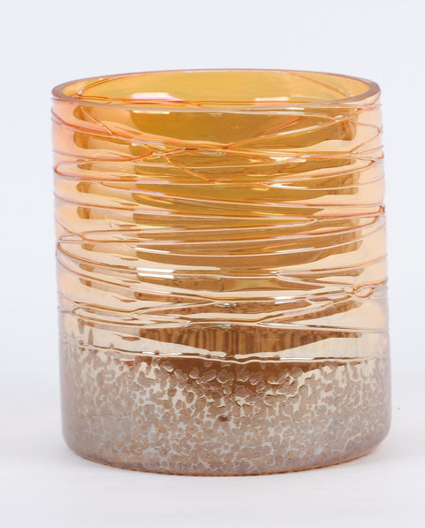 5.5''X5.5''X6'' Glass Container Décor