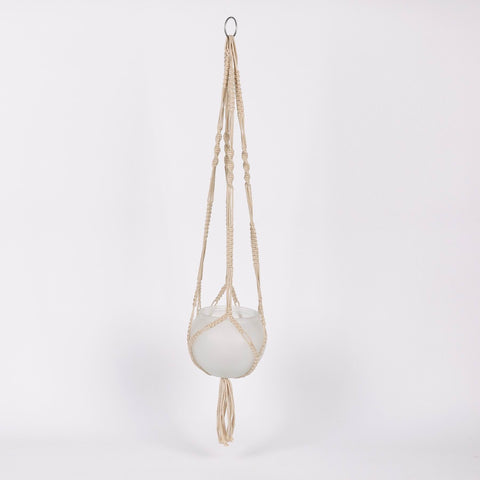 Christmas 31In Glass Pot Hanging Decor