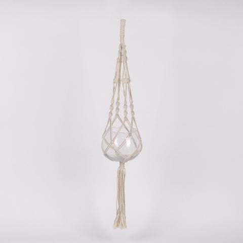 Christmas 30In Glass Pot Hanging Decor