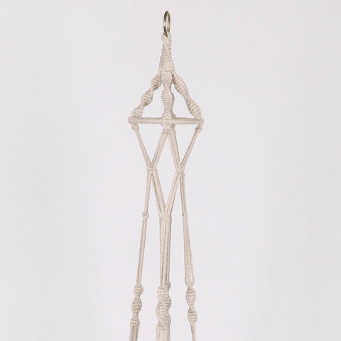 38.5In Glass Pot Hanging Decor