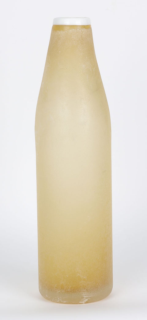 Gold Mercury Glass Vase 3.5”L x13.37”H