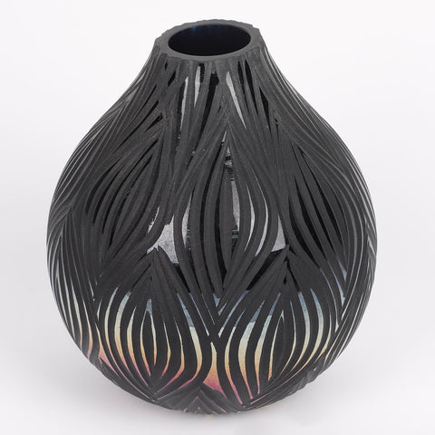 6*6*7.25'' Glass Vase Décor