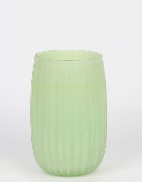Summer Glass Vase décor 4.25"L x7.125"H