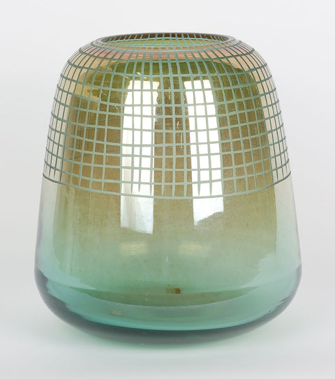 8''x8.5'' Glass vase décor