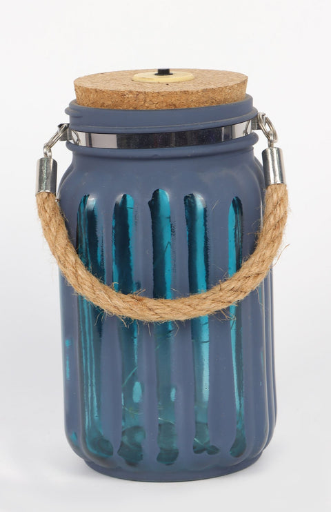 3.75''X6.5'' Glass Bottle W/Light Décor