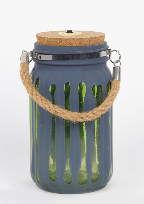 3.75''X6.5'' Glass Bottle W/Light Décor