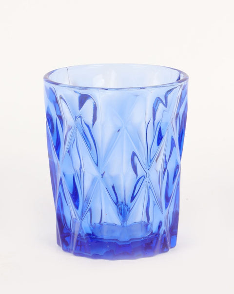 3.25''X4'' Blue Glass Cup Décor