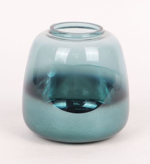 4X4" cyan Pot décor