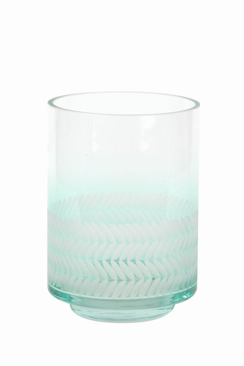 5.71 X 7.88"H Glass Candle Holder