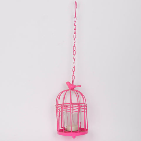 4*17''Pink Candle Holder