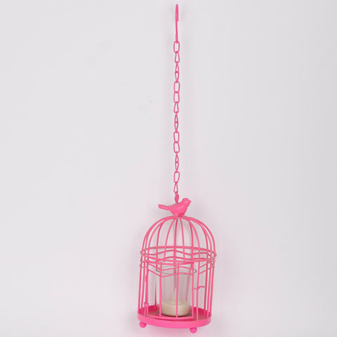 4*17''Pink Candle Holder
