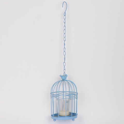 4*17''Blue Candle Holder