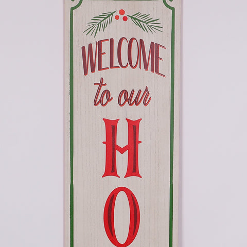 11.75''X0.375''X47.25'' Two-Faced Porch Sign Décor