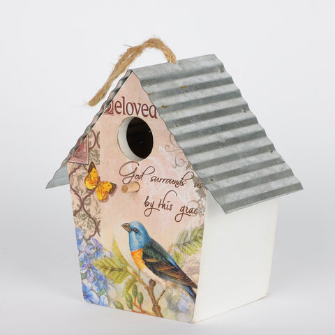5.5*3.375*5.875''. Bird House Décor