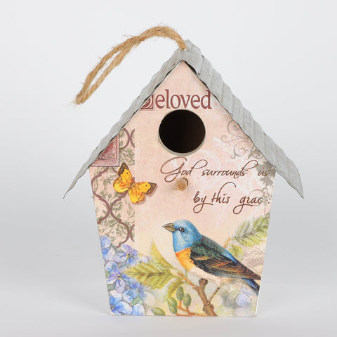 5.5*3.375*5.875''. Bird House Décor
