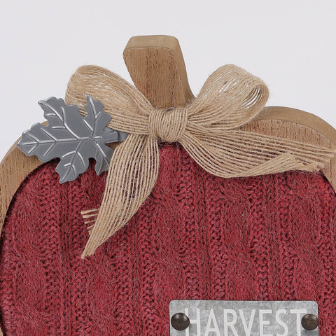 8IN FALL PUMPKIN DÉCOR- HARVEST BLESSINGS