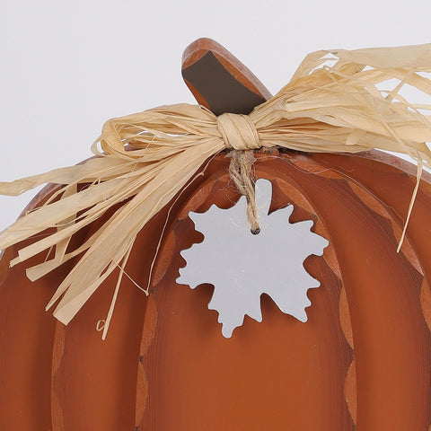 7IN FALL ORANGE PUMPKIN DÉCOR