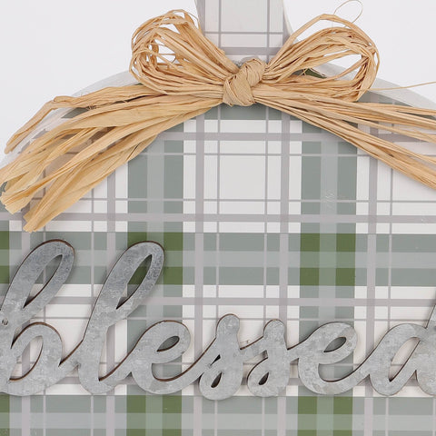 8IN BLESSED PUMPKIN DÉCOR