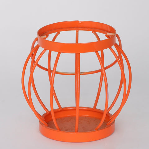 4.625*4.25''Orange Candle Hoder