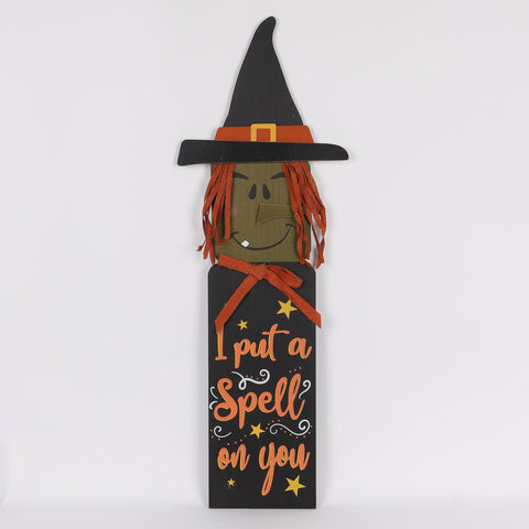 36IN HALLOWEEN WITCH MDF SIGN